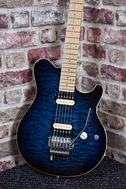 Ernie Ball Music Man Axis (2007) - Pacific Blue Burst image 1