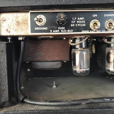 1964 Fender Bassman Amp (6G6-B) Pre-CBS Owned by John Neff, Featured in Vintage Guitar Magazine image 13
