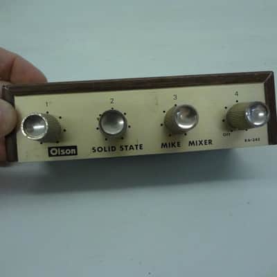 Olson RA-345 Mike Mixer Solid State Microphone Mixer 1970's image 1
