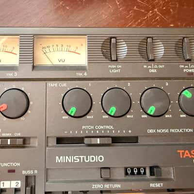 TASCAM Porta One Ministudio 4-Track Cassette Recorder 1980s - Gray image 5