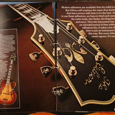 Gibson CITATION #14 electric archtop featured in 1975 Gibson catalog 1974 image 23