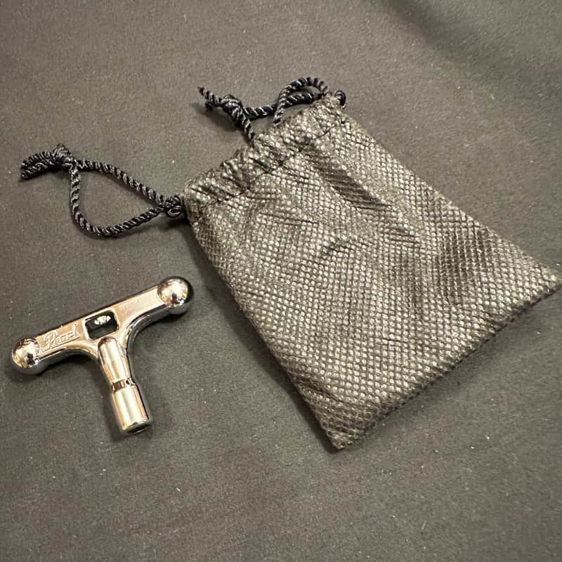 Pearl K080 Standard Drum Key, w/Cloth Pouch, 2020s - NEW image 1