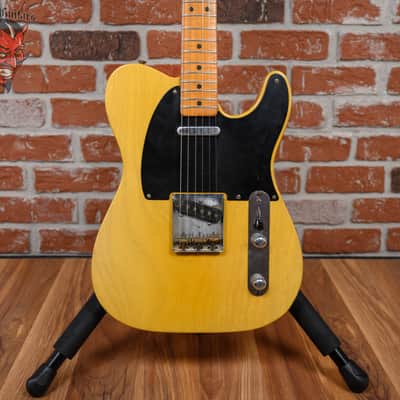 Fender Pre CBS Telecaster Butterscotch Blonde Relic Refin by Joe Riggio 1952 w/Hardshell Case image 1