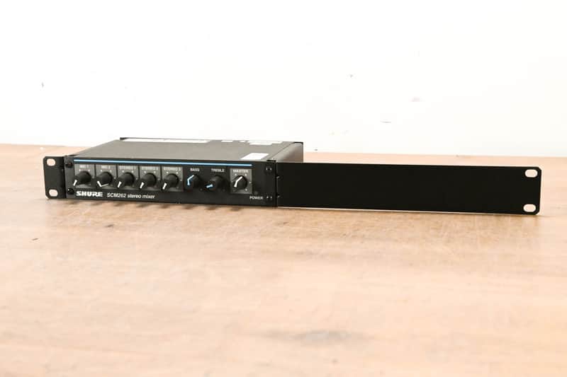 Shure SCM262 Stereo Microphone Mixer CG013PS image 1