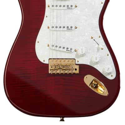 Fender Richie Kotzen Stratocaster Electric Guitar - Transparent Red Burst (StratRKTRBd1) image 8
