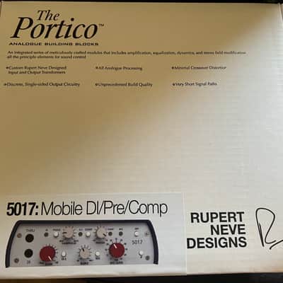 Rupert Neve Designs Portico 5017 Desktop Preamp / Compressor 2011 - Present - White image 2