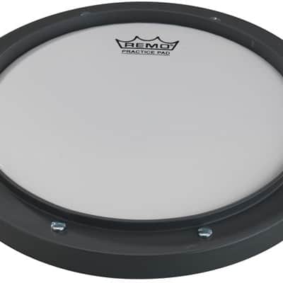 Remo RT000800 8 Inch Gray Practice Pad Coated Ambassador image 2