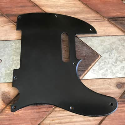 Real Life Relics Black Telecaster® Pickguard 1 Ply 8 Hole Beveled    [PGAD3] image 2