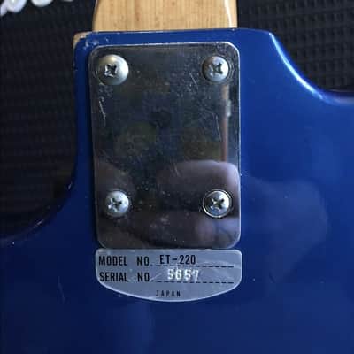 Teisco ET-220 spectrum dark blue image 8