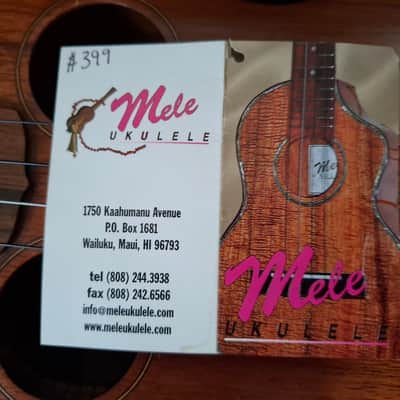 Mele Ukulele 2003 - Double Hole Solid Hardwoods image 10