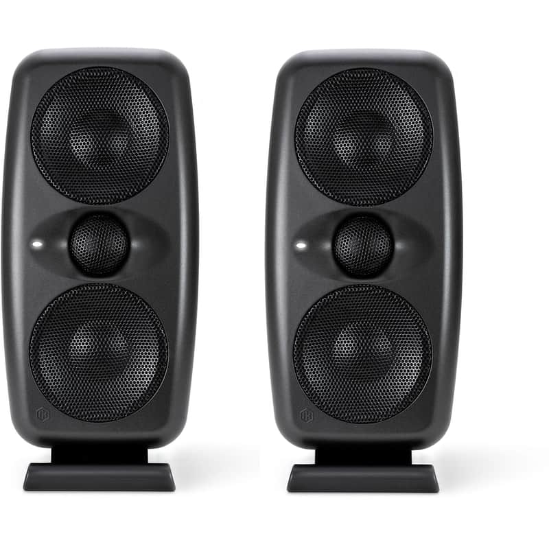 IK Multimedia iLoud MTM MKII Studio Monitor, Black, Pair image 1
