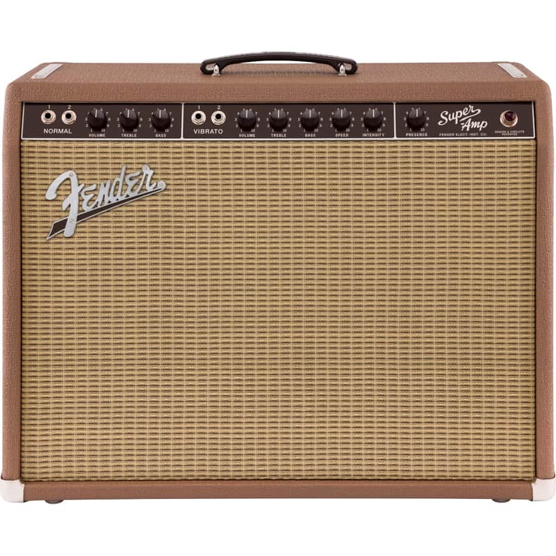 Fender '62 Super 120V 40-Watt Tube Combo Amplifier - Brown and Wheat image 1