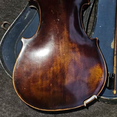 Vintage National Inst size 3/4 violin with case. USA. Good Condition. image 17