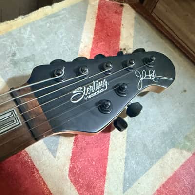 Sterling JP70 John Petrucci Signature 7-String Stealth Black Electric Guitar image 6