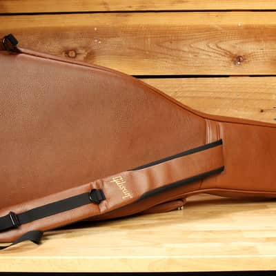 GIBSON Gig Bag Premium Soft Case Brown Vinyl Leather Fits SG Les Paul Gigbag image 2