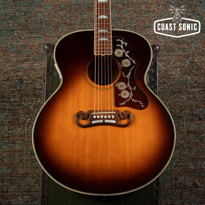 1992 Orville by Gibson J-200 Jumbo Acoustic Electric Guitar w/ Case image 5