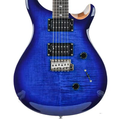 PRS SE Custom 24 Electric Guitar - Faded Blue Burst image 2