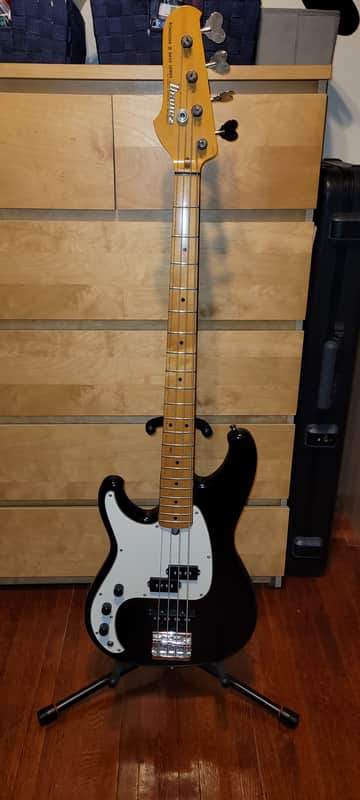 Left handed Ibanez Roadstar II - RB650 1985 - Black image 1