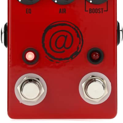 JHS AT Andy Timmons Drive V2 Overdrive Pedal - Red image 1