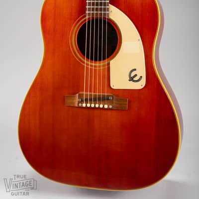 1968 Epiphone FT-79 Texan Cherry Red with Video image 5