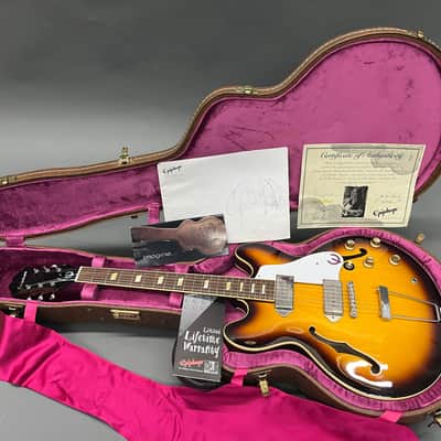 Epiphone USA Collection John Lennon Signature '65 Casino 1998 - 2000 - Vintage Sunburst image 1