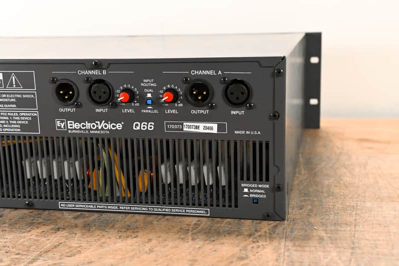 パワーアンプ エレクトロボイス Q66 Electro-Voice ジャンクEV ELECTRO
