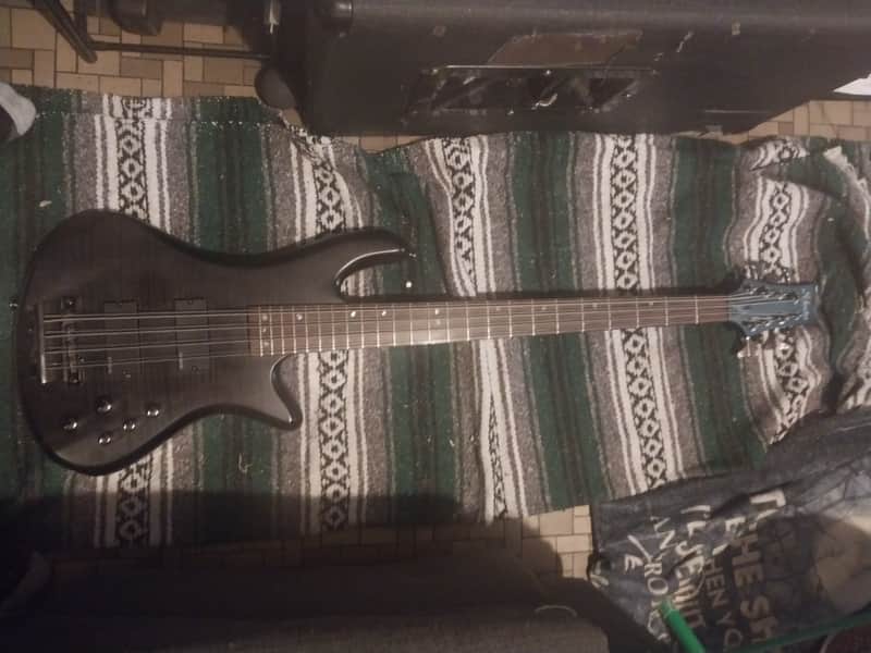 Schecter Stiletto Studio-8 Active 8-String Bass 2010s - See-Thru Black Satin image 1