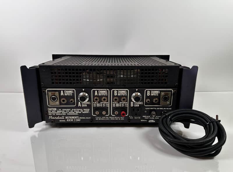 Randall RRM 2-200 Vintage Stereo Power Amplifier | Reverb