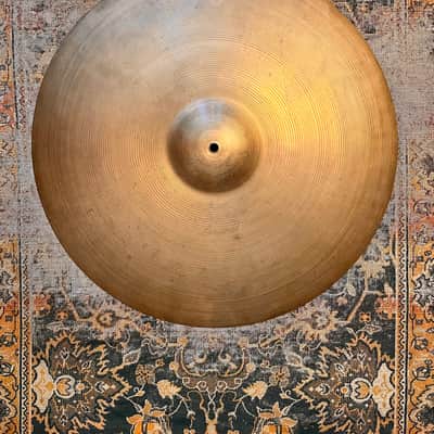 1960s Vintage Zildjian 22” BIG Light Complex Crash Ride 2844 g Hand Hammered Crashable image 1