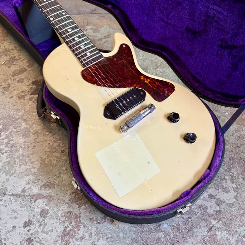 Burny LJ-55 Les Paul Junior 1970's 1980 - Arctic White original