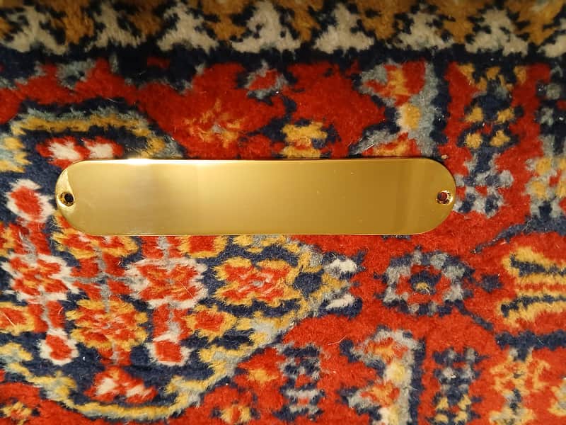 Telecaster Control Plate Blank - Gold NEW image 1