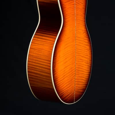 Santa Cruz F-42 Cutaway Custom Flamed Maple and European Spruce with Full Body Sunburst NEW image 24