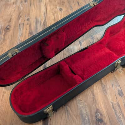 Hamer Hard Shell Guitar Case Sunburst Special 70s Thru Early 80s Black Red image 14