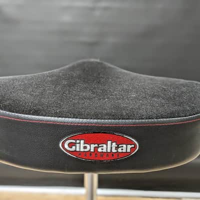 Gibraltar 9608HM 9600 Series Hydraulic Moto-Style Drum Throne 2010s - Black/Chrome image 2