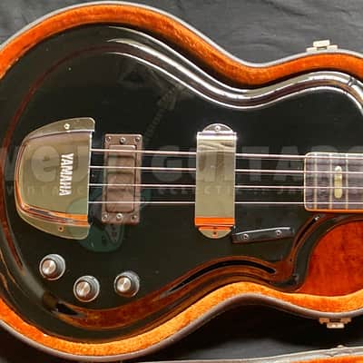 YAMAHA SB-50 VINTAGE 1972 RARE MIJ 'DHARMA' BASS BLACK *SUPER CONDITION* w/OHSC image 2