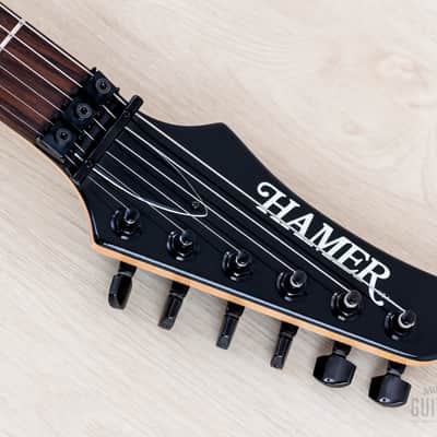 1994 Hamer USA Centaura GCTS-JR-2 Iridescent Swirl HSS Superstrat, Near-Mint w/ Case image 4