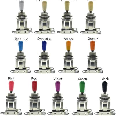 13-Pack 3 Way Toggle Switch Cap Switch Tip Knob for USA Les Paul Pickup Selector Switch/Switchcraft Switch All image 5