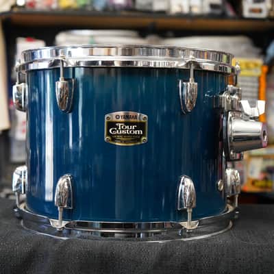 Yamaha Tour Custom 12" Maple Tom w/ YESS Mount - Blue Lacquer Finish | 9x12" image 5