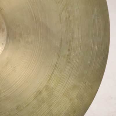 Zilco 18" Thin Crash Cymbal Vintage 1970's 1,312g's image 11