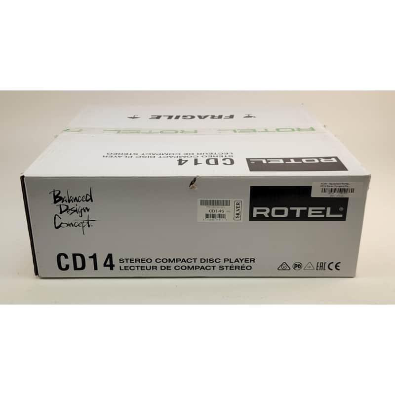 ROTEL CD14 Stereo Compact Disc Player - New Open Box