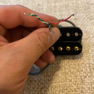 Gibson USA/70’s-80’s Gibson Humbucker - Black with gold pole pieces image 8
