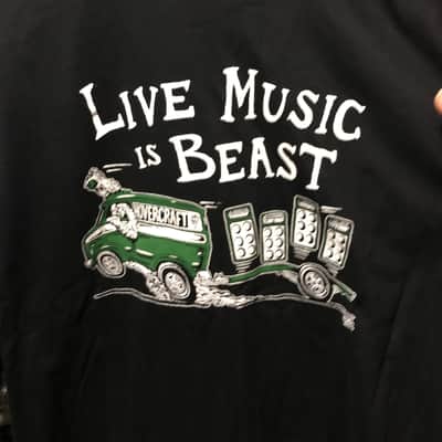 Hovercraft Sasquatch Van 6x12 monster 2018 design black Tshirt - XXL 2018 Black image 1