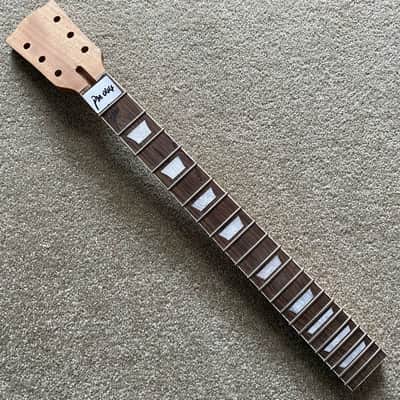 Mahogany Wood DIY Project Guitar Neck, Rosewood Fingerboard 22 Frets image 1