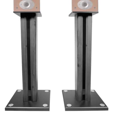 Pair 26" Bookshelf Speaker Stands For Polk Audio RTI A3 Bookshelf Speakers image 1