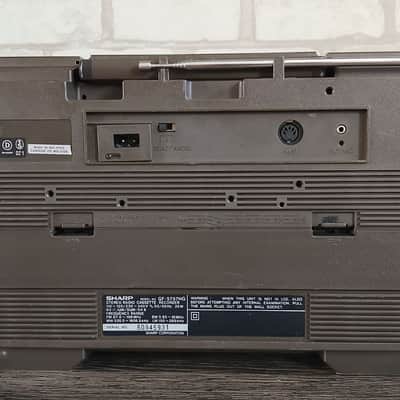 SHARP GF-5757 Rare Vintage Serviced Japan Cassette Deck Boombox Warranty image 3