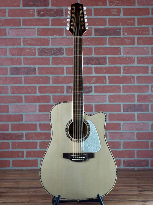 Takamine GD74CE-12U Dreadnought Cutaway 12-String Acoustic-electric Guitar - Gloss Natural image 1