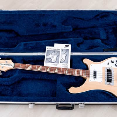 2002 Rickenbacker 4003 Neck Through Bass Mapleglo w/ Case, Paperwork image 18