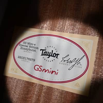 Taylor GS Mini-e Special Edition - Honeyburst #6279 image 10