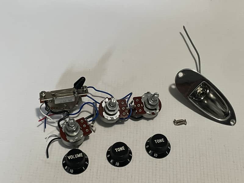 1984 Matsumoku Kramer Focus 3000 Stratocaster Guitar Factory Wiring Harness Electronics image 1
