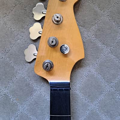 Allparts Fretless Jazz Bass Neck with Hipshot tuners image 2
